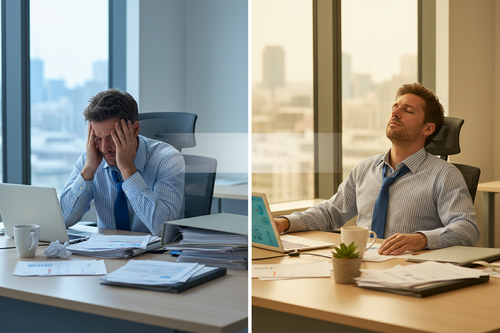 Estrés laboral y alivio